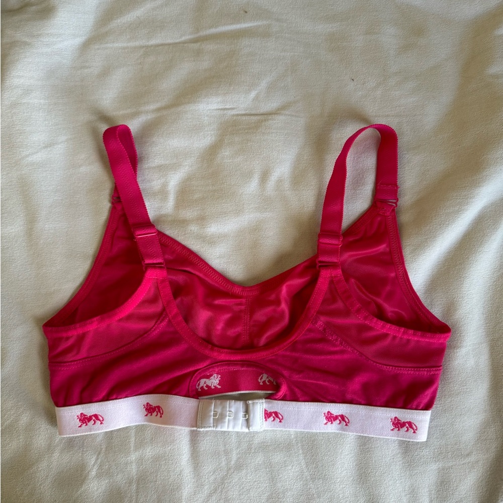 hot pink Lonsdale sports bra - Picture 2 of 2